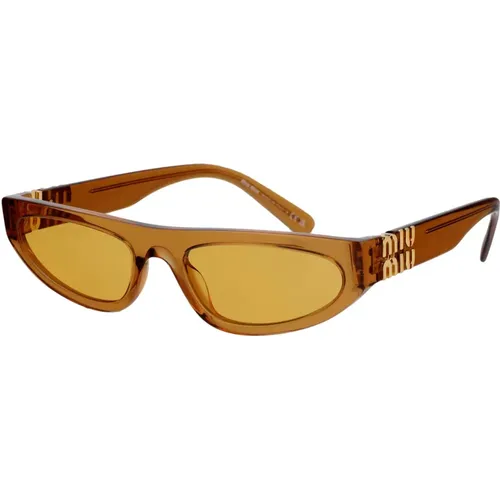 Stylische Sonnenbrille mit 0MU 07Zs Design - Miu Miu - Modalova