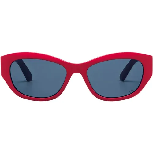 Butterfly Style Sunglasses with Blue Lenses , unisex, Sizes: 54 MM - Dior - Modalova