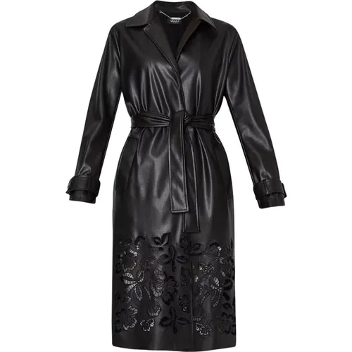 Belted Coats , female, Sizes: S, 2XS, L, M - Liu Jo - Modalova