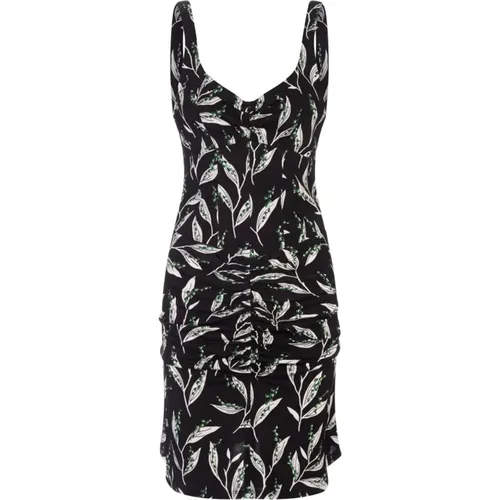 Sleeveless Mini Dress with All-Over Print , female, Sizes: M, S - Paco Rabanne - Modalova