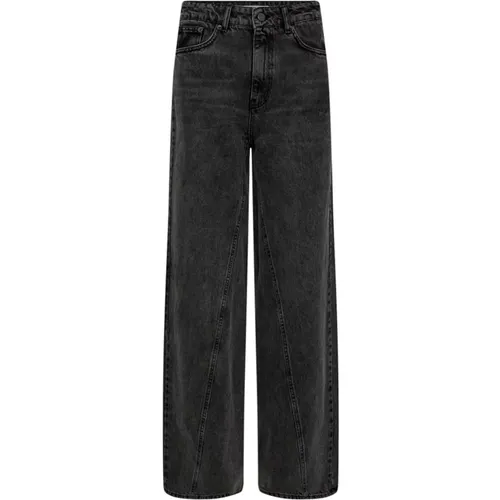 Weitnaht Schwarze Jeans , Damen, Größe: XS - Co'Couture - Modalova