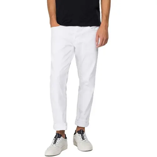 Anbass Slim Pants , male, Sizes: W29 - Replay - Modalova