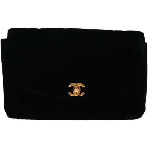 Pre-owned Cotton Chanel Flap Bag , female, Sizes: ONE SIZE - Chanel Vintage - Modalova