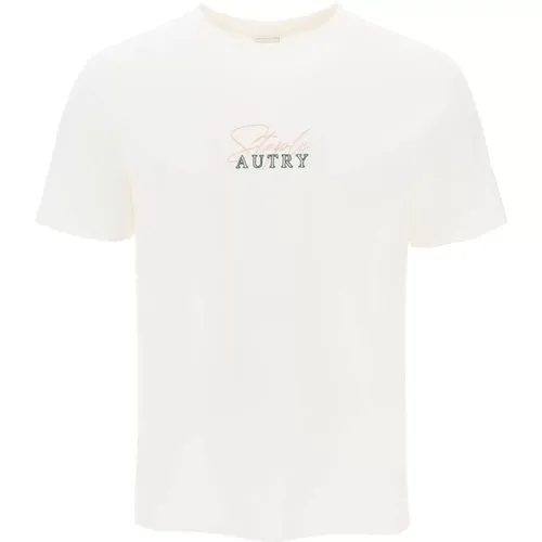 Jeff Staple Crew Neck T-Shirt,Jeff Staple T-Shirts und Polos Weiß - Autry - Modalova
