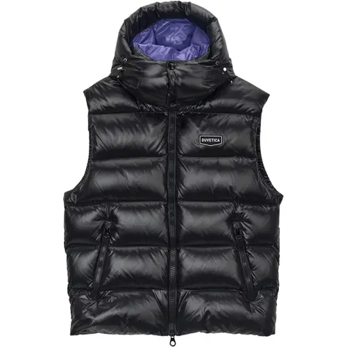 Down Vest with Detachable Hood , male, Sizes: M, L - duvetica - Modalova