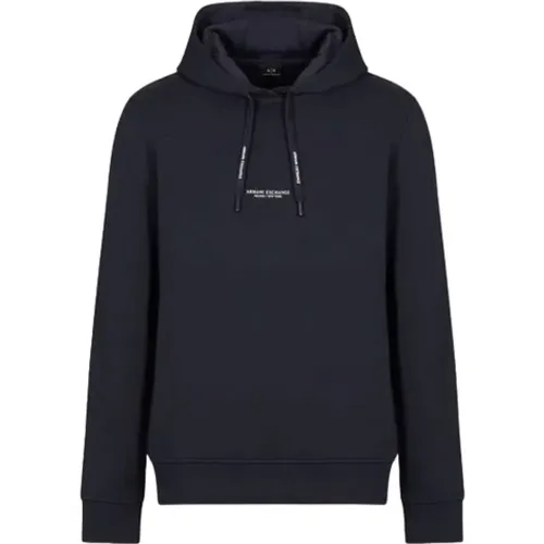 Hooded Sweatshirt for Men and Women , male, Sizes: S, XL, L, M - Armani Exchange - Modalova