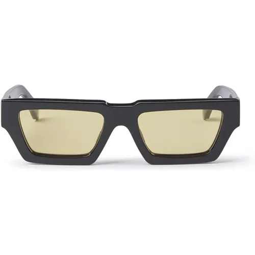 Manchester Sunglasses , unisex, Sizes: 54 MM - Off White - Modalova