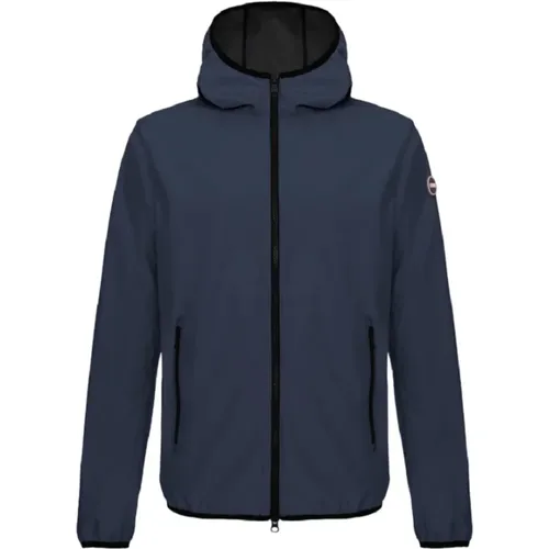 Blaue Kapuzen-Softshell-Jacke , Herren, Größe: XL - Colmar - Modalova