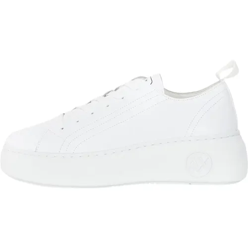 Chunky Action Leder Sneakers , Damen, Größe: 38 EU - Armani Exchange - Modalova