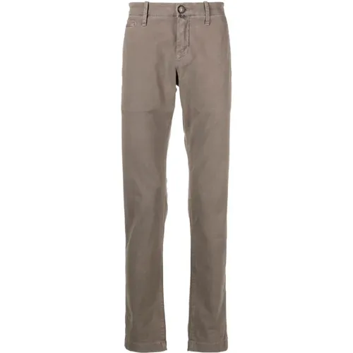 Handmade Italian Cotton Pants , male, Sizes: W38, W33, W34, W36, W31 - Jacob Cohën - Modalova