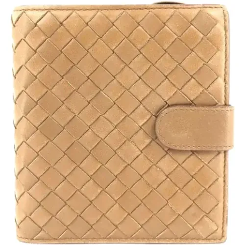 Pre-owned Leather wallets , female, Sizes: ONE SIZE - Bottega Veneta Vintage - Modalova