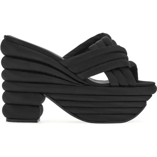 Padded Platform Sandals , female, Sizes: 5 1/2 UK, 4 1/2 UK, 5 UK - Salvatore Ferragamo - Modalova