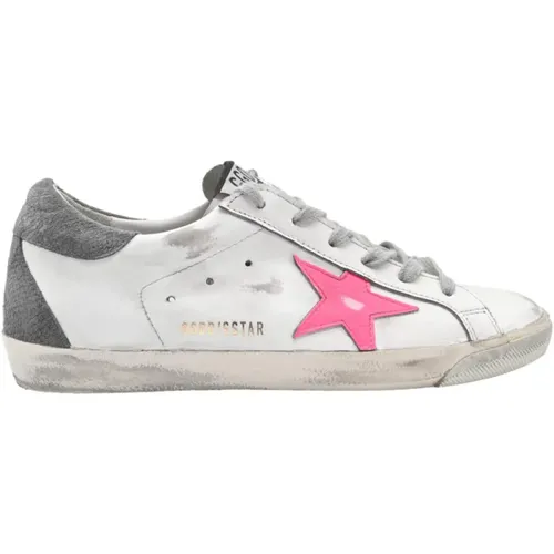 Fuxia Star Sneakers , female, Sizes: 6 UK - Golden Goose - Modalova