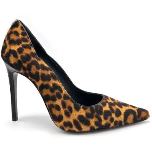 Leopard Print Heels, Made in Italy , female, Sizes: 7 UK, 5 UK - Roberto Festa - Modalova