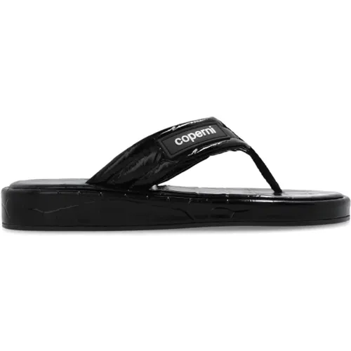 Flip-Flops mit Logo , Damen, Größe: 36 EU - Coperni - Modalova