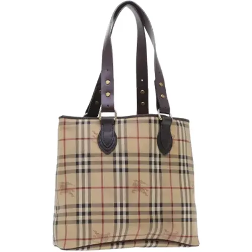 Pre-owned Leather totes , female, Sizes: ONE SIZE - Burberry Vintage - Modalova