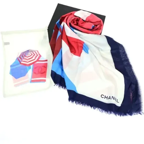 Pre-owned Silk scarves , female, Sizes: ONE SIZE - Chanel Vintage - Modalova