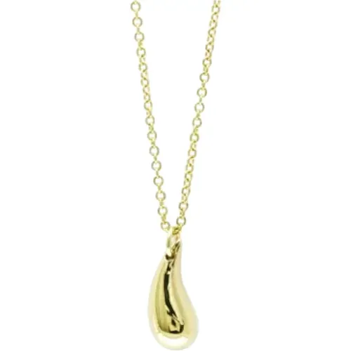 Pre-owned Gold necklaces , female, Sizes: ONE SIZE - Tiffany & Co. Pre-owned - Modalova