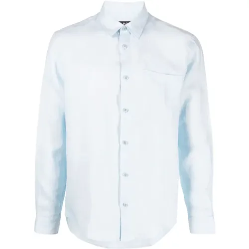 Lightblue Shirts for Men , male, Sizes: XL, M, S - A.p.c. - Modalova