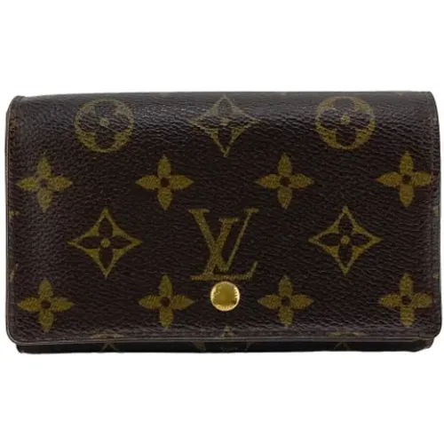 Pre-owned Leather wallets , female, Sizes: ONE SIZE - Louis Vuitton Vintage - Modalova