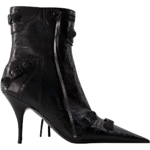 Leather boots , female, Sizes: 3 UK, 4 UK, 5 UK, 6 UK, 2 UK, 4 1/2 UK, 5 1/2 UK - Balenciaga - Modalova