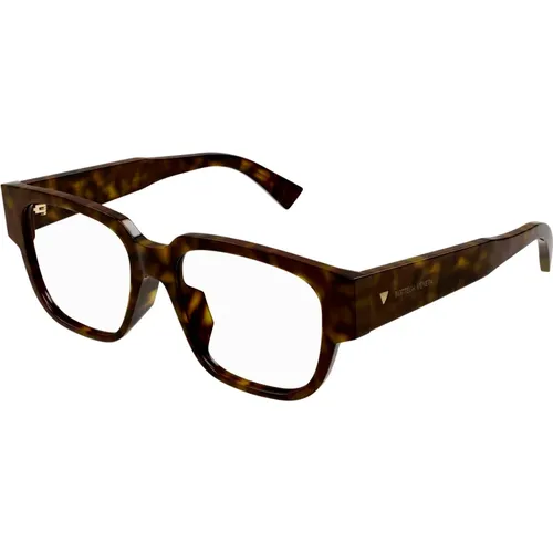 Dark Havana Eyewear Frames , unisex, Sizes: 52 MM - Bottega Veneta - Modalova