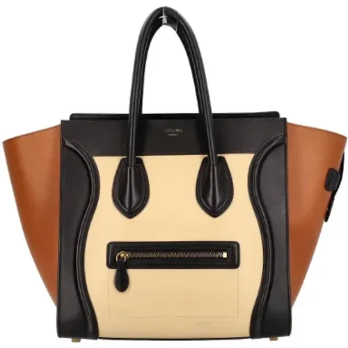 Pre-owned Leather totes , female, Sizes: ONE SIZE - Celine Vintage - Modalova