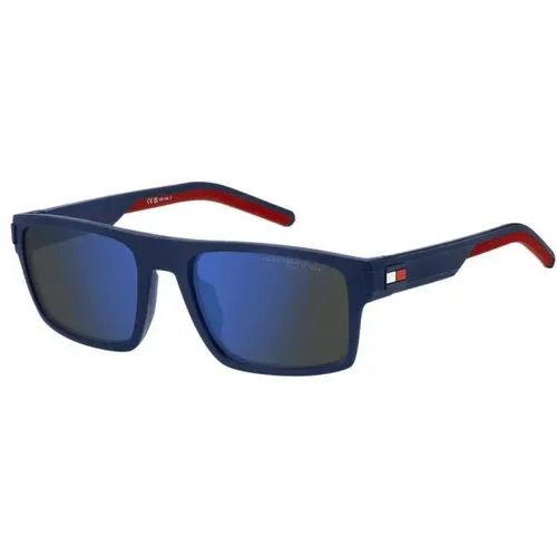 Klassische Moderne Sonnenbrille , Herren, Größe: 55 MM - Tommy Hilfiger - Modalova