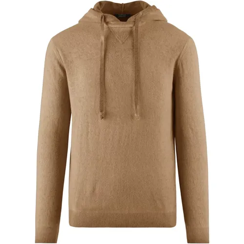 Hooded Wool Sweater , male, Sizes: XL, S, L, 2XL, M, 3XL - BomBoogie - Modalova
