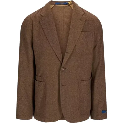 Klassische Polo Jacke , Herren, Größe: 2XL - Ralph Lauren - Modalova