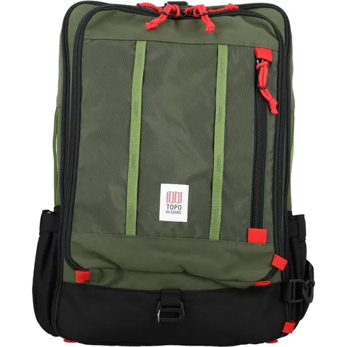 Olive Unisex Handbag with Multiple Pockets , unisex, Sizes: ONE SIZE - Topo Designs - Modalova