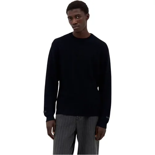 Waffelstrick Crewneck Sweater , Herren, Größe: M - A.P.C. - Modalova