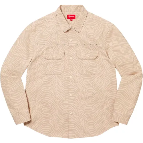 Studded Work Shirt Stone , Herren, Größe: L - Supreme - Modalova