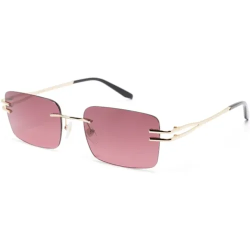 Silver Sunglasses for Everyday Use , unisex, Sizes: 56 MM - Gigi Studios - Modalova