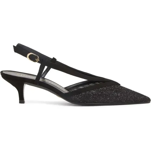 Funkelnde Mesh Slingback Absätze , Damen, Größe: 37 EU - Stuart Weitzman - Modalova