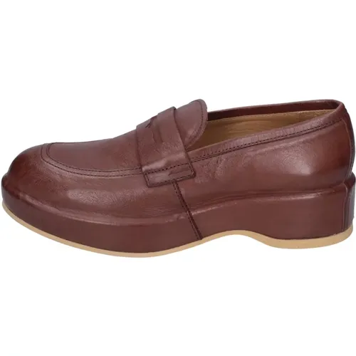 Leather Loafers for Women , female, Sizes: 6 UK - Moma - Modalova