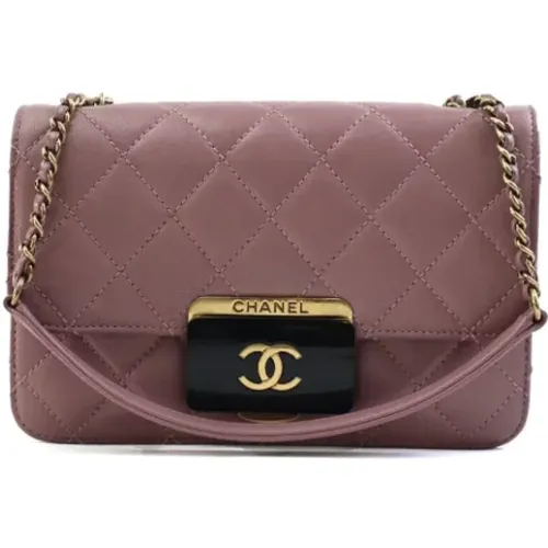 Pre-owned Leather chanel-bags , female, Sizes: ONE SIZE - Chanel Vintage - Modalova