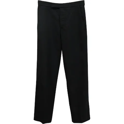 Navy Straight-Leg Trousers , female, Sizes: XS - Isabel Marant Pre-owned - Modalova