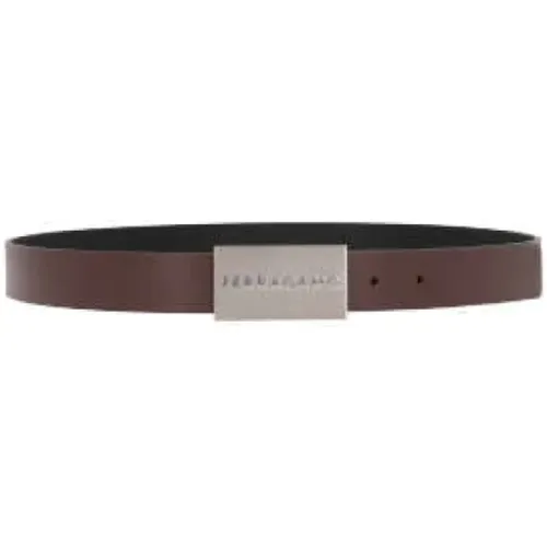 Reversible Leather Belt , male, Sizes: 95 CM, 105 CM, 100 CM - Salvatore Ferragamo - Modalova