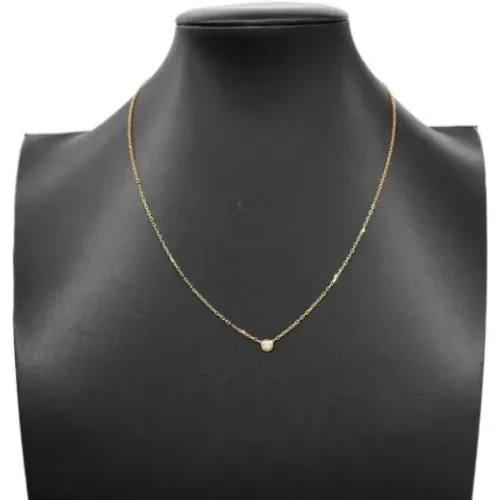 Pre-owned Gold necklaces , female, Sizes: ONE SIZE - Cartier Vintage - Modalova