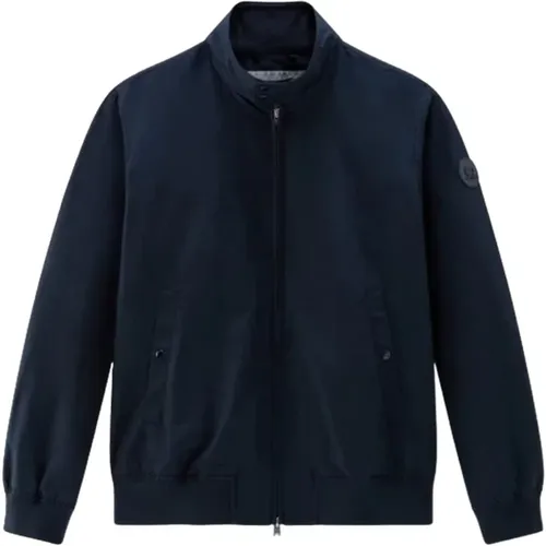 Cotton Blend Jacket , female, Sizes: L - Woolrich - Modalova