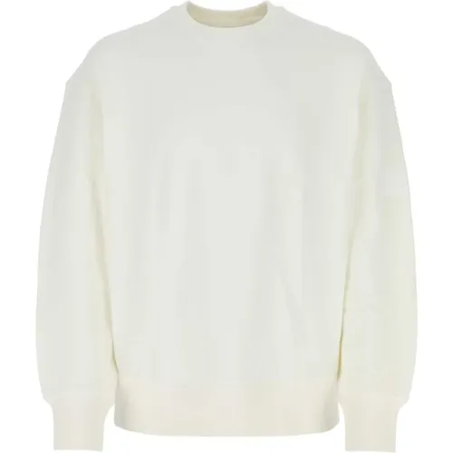 Ivory Baumwoll-Sweatshirt, Klassischer Stil - Y-3 - Modalova