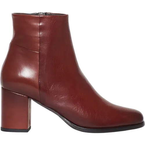 Leather Ankle Boots , female, Sizes: 3 1/2 UK, 4 1/2 UK, 3 UK - Rossano Bisconti - Modalova