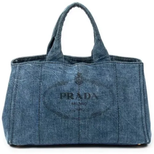 Pre-owned Canvas handbags , female, Sizes: ONE SIZE - Prada Vintage - Modalova