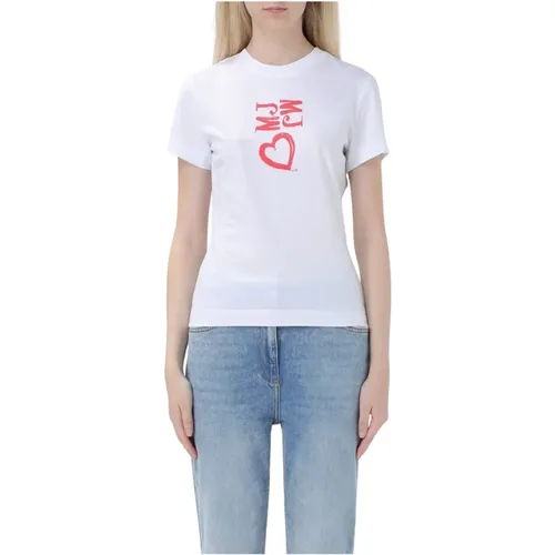 Stylisches T-Shirt für den Alltag , Damen, Größe: M - Moschino - Modalova