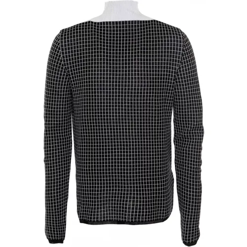 Checkered Turtleneck Sweater , male, Sizes: XL - Marni - Modalova