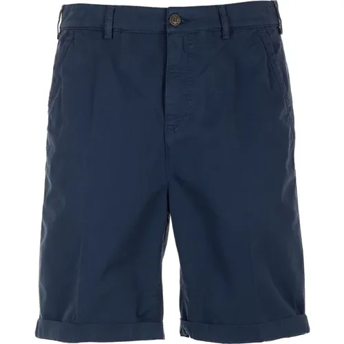 Blaue Chino Bermuda Shorts , Herren, Größe: XL - 40WEFT - Modalova