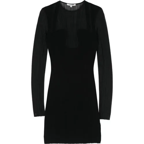 Schwarzes Kleid mit Langen Ärmeln - Nensi Dojaka - Modalova