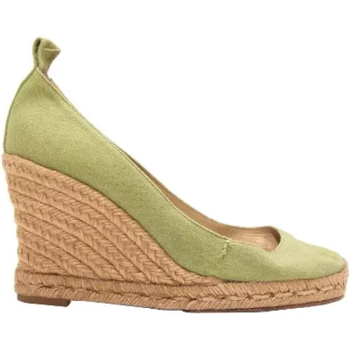 Pre-owned Canvas espadrilles , female, Sizes: 4 UK - Christian Louboutin Pre-owned - Modalova