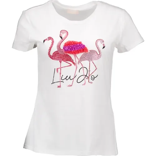 T-Shirts , female, Sizes: L, S - Liu Jo - Modalova